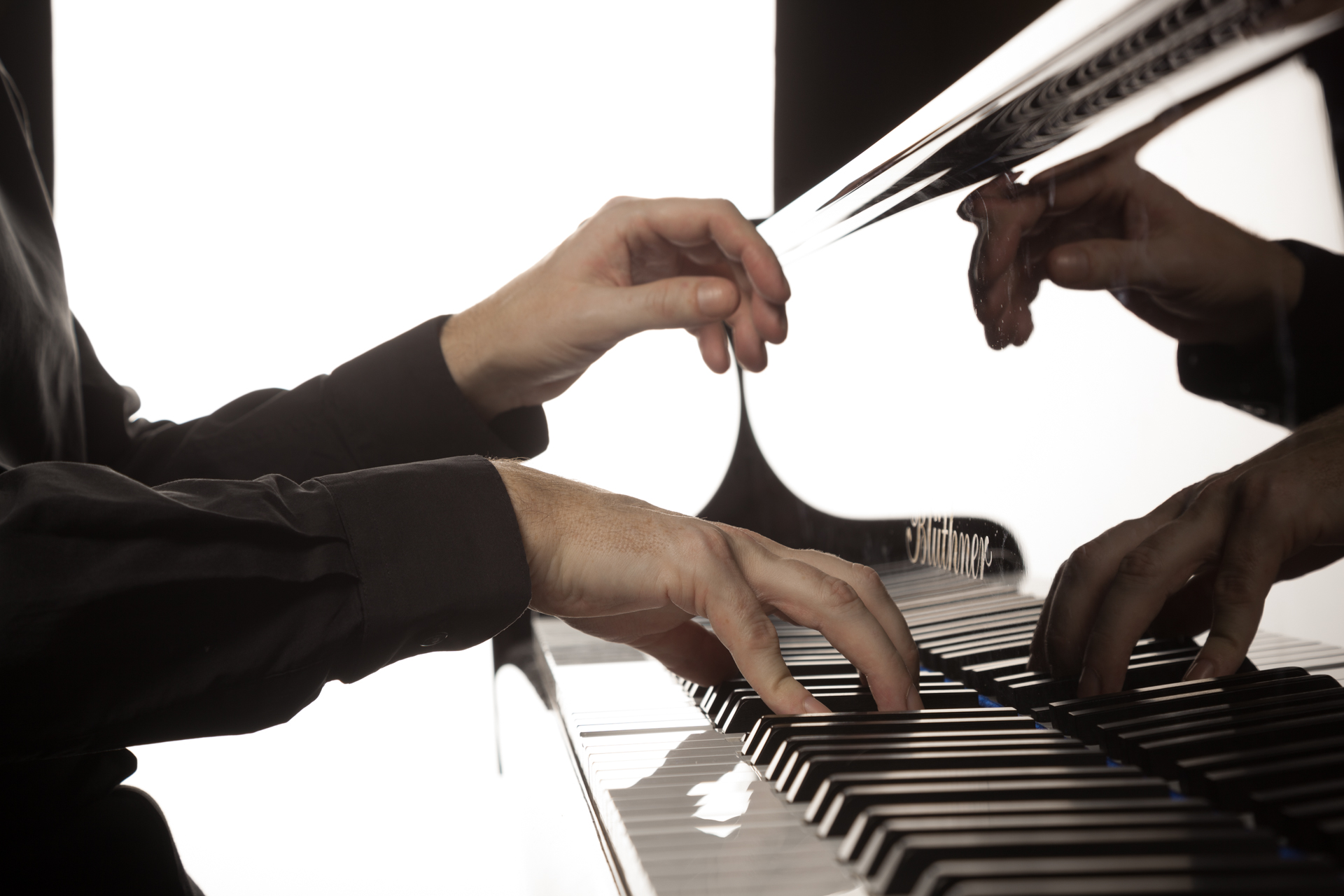 James Brown piano hands